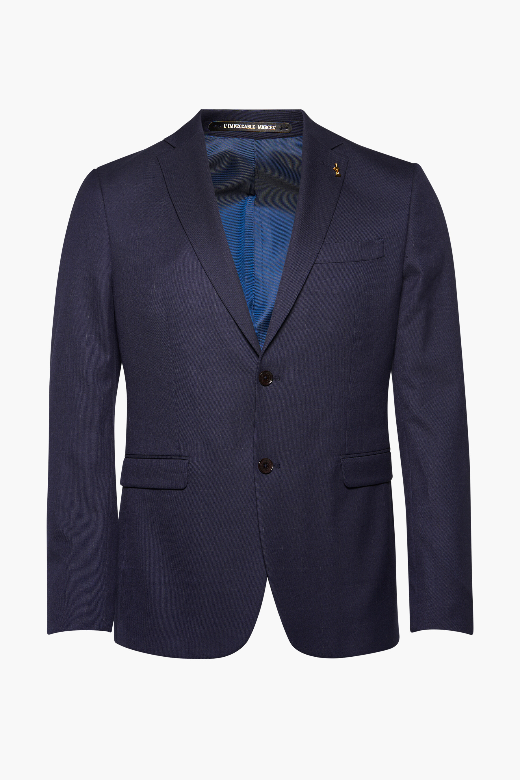 Blazer Blauw Le Fabuleux Marcel de Bruxelles IMP224MT 018 NAVY BIG CHECK POINTCARRE